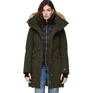 Soia & Kyo Payton Coyote Fur-Trim Down-Fill Parka